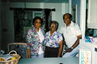 Aquila Melton Harvey, Beulah Baugham Melton & Harvey Baugham
Taken in the 1990s in Brooklyn, NY
Aquila is the Wife of Wm. Henry Harvey 2 and the Daughter-in-law of Annie Harvey Boyce.
Beulah and Harvey are the Daughter and Son of Mariah Harvey Baugham.
