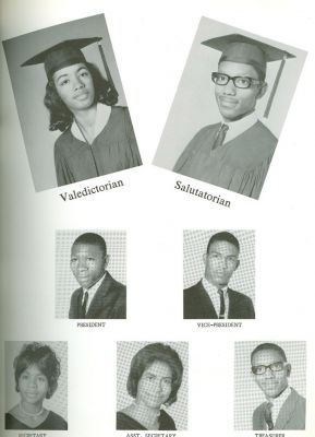 Wanda Harvey - Leroy Sexton
1965 - W.S. Creecy Valedictorian - Wanda Terressa Harvey
1965 - W.S. Creecy Vice President - Leroy Sexton 
Wanda is the Daughter of William Thomas (WT, Tit) Harvey and the Granddaughter of Lloyd Russell Harvey.
Leroy is the Son of Mable O. (Mabe) Harvey Sexton and the Grandson of Wm. Daniel Harvey Sr.
