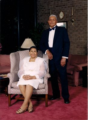 Doris Ray Boyce & John Russell Boyce
Taken 1996 at their 50th Wedding Anniversary Celebration.
Doris is the Daughter of Alice Mae Harvey Ray
