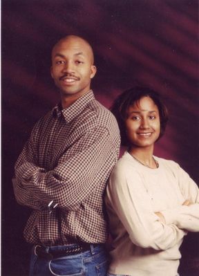 Bobby (Bob) Watson and sister Bianca Watson
Taken abt. 1996
Bob and Bianca are the children of Brenda Boyce Watson, the grandchildren of Doris Ray Boyce and the great grandchildren of Alice Mae Harvey Ray
