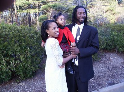 Christina Gatling Robinson - Jada Robinson - Eugene Robinson
December 2008
Eugene is the husband of Christina.
Christina is the Daughter of Janette Wilson Gatling, the Granddaughter of Lula Arletha Richardson Wilson, the Great Granddaughter of Cora Willa (Co-willie) Harvey Richardson and the Great Great Granddaughter of Herman Slade Harvey.
Jada is the Daughter of Christina Gatling Robinson, the Granddaughter of Janette Wilson Gatling, the Great Granddaughter of Lula Arletha Richardson Wilson, the Great Great Granddaughter of Cora Willa (Co-willie) Harvey Richardson and the Great Great Great Granddaughter of Herman Slade Harvey.
