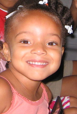 Carrington Lorraine Hopson
Age 4
Daughter of Chautauqua Faison Hopson
Granddaughter of Clifton Lorenzo Faison
Great Granddaughter of Mildred Lorraine (Monk) Harvey Faison
Great Great Granddaughter of Herman S. Harvey
Keywords: Carrington