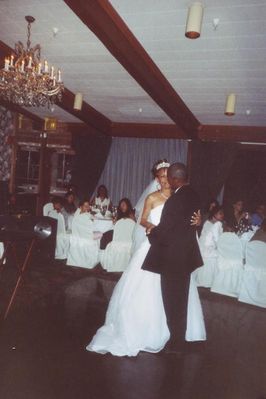 Rosalind Boyce Watson and Byron Ward's Wedding 
Taken 2003 Rosalind dancing with her new husband Byron
Rosalind is the Daughter of Doris Ray Boyce and the Granddaughter of Alice Mae Harvey Ray.
