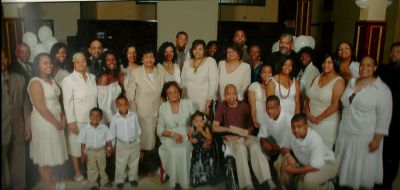 Dorothy Mae Majett Tann & Family
Taken at Dorothy Mae's 80th Birthday Celebration in Ahoskie, NC in 2007
Dorothy Mae is the Daughter of Tempie Harvey Majette.
Celebrating are Dorothy Mae's Sons and Daughters and their Spouses, her Grands and Great Grands.
From left: Ben Ramsey, Harry Washington, Benita Ramsey, Brandi Ramsey, Gwen Tann, Jalen Sanchez, Gary Tann, Tiffany Frazier, RJ Avery, Claudette Frazier, Barbara Ramsey, Pequita Washington, Dorothy Tann, Garrett Tann, Pam Tann, Amina Moore, Sheila Avery Fraizer, Kendal Tann, Judy Ingram, Charles Ingram, Caroline Tann, Benita Ramsey, CC Tann, Brittany Ramsey, Chase Ingram, Sabrina Tann, Gerrimy Tann, Venida Moore, Ayesha Washington Jamison, Beverly Ramsey, Jabbar (Dee) Tann.


