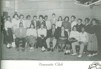 Edla Elizabeth Harvey
1956 W.S.Creecy Dramatic Club. (Edla is on the extreme right)
Edla is the Daughter of Lloyd Russell Harvey
