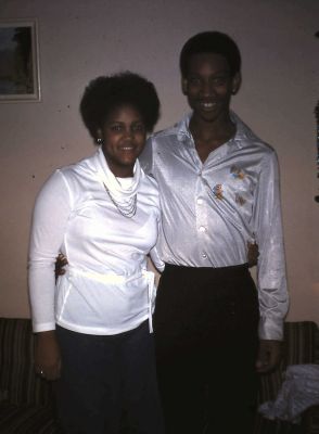 Hollistena Cherry and Friend
Taken December 31, 1976 in Poughkeepsie, NY
Hollistena is the Daughter of Clovrine Ward Cherry, the Granddaughter of Hattie Mae Baugham Ward and the Great Granddaughter of Mariah Frances Harvey Baugham.
