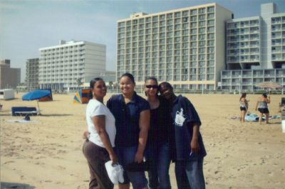 Ronda Harvey, Janell Bullock, Virginia Gethers & Jalen Gethers
Taken 2006 in Virginia Beach, VA
Ronda and Virginia are the Daughters of Herbert Eugene (Dusty, Dilly Bop, Frosty) Harvey and the Granddaughters of Herman Slade Harvey.
Janell is the Daughter of Ronda Branette Harvey, the Granddaughter of Herbert Eugene (Dusty, Dilly Bop, Frosty) Harvey and the Great Granddaughter of Herman Slade Harvey.
Jalen is the Son of Virginia Inez Harvey Gethers, the Grandson of Herbert Eugene (Dusty, Dilly Bop, Frosty) Harvey and the Great Grandson of Herman Slade Harvey.
